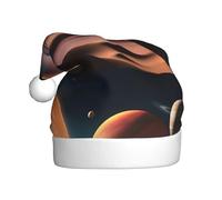 YYHWHJDE Sombrero de Navidad con estampado de planeta desconocido para adultos, por lo que es un regalo divertido y duradero para hombres y mujeres