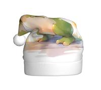 YYHWHJDE Sombrero de Navidad con estampado de rana pequeña para adultos, por lo que es un regalo divertido y duradero para hombres y mujeres