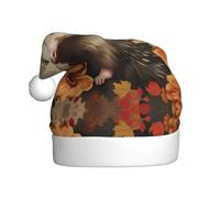 YYHWHJDE Sombrero de Navidad con estampado de zarigüeya para adultos, suave, ligero, para fiestas de vacaciones