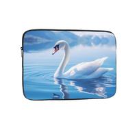 YYHWHJDE Swan in Lake Prints - Funda protectora portátil a prueba de golpes para laptop de 10 pulgadas, para hombres y mujeres, viajes de negocios y uso diario en la oficina