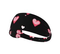 YYHWHJDE Sweet Heart Attack - Diadema deportiva para mujer, a prueba de sudor, banda elástica de verano