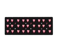 YYHWHJDE Sweet Heart Attack Picture - Alfombrilla de mouse extra grande para computadora, oficina, teclado antideslizante para juegos, versión gruesa, 12 x 31.5 pulgadas
