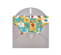 YYHWHJDE - Tarjeta de felicitación gris con texto en inglés "YYHWHJDE", imagen del alfabeto perfecta para el día de San Valentín, aniversario de boda e invitaciones de fiesta