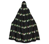 YYHWHJDE The Carrot Garden Of The Little Fat Rabbit - Capa con capucha para adultos, sin cremallera, cómoda para fiestas de disfraces