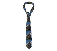 YYHWHJDE The castle on top of the hill Prints - Corbata para hombre, estilo clásico, adecuado para vacaciones y trabajo