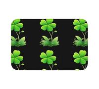 YYHWHJDE The Clover Sways in The Breeze - Tapete antideslizante y grueso, adecuado para baños, dormitorios, alfombras lavables de 40.6 x 61.0 cm