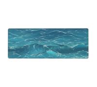 YYHWHJDE The Deep Blue Sea Picture - Alfombrilla de mouse extra grande para computadora, oficina, teclado antideslizante para juegos, versión gruesa, 30,5 x 80 cm