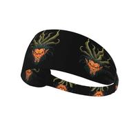 YYHWHJDE The Devil with Hair Like Tree Roots - Diadema deportiva para mujer, a prueba de sudor, banda elástica de verano