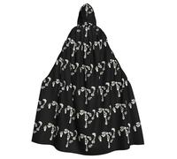 YYHWHJDE The Devil's Footprints - Capa con capucha de Halloween para adultos para fiestas y disfraces