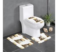 YYHWHJDE The Endless Wealth Picture - Juego de alfombrillas de baño de tres piezas, antideslizantes, de secado rápido