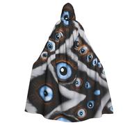 YYHWHJDE The Evil Eye Looked Prints - Capa con capucha para Halloween para adultos y hombres y mujeres, juego de rol