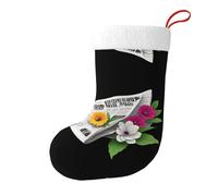 Yyhwhjde The First Romance in The Morning Picture - Calcetines decorativos de Navidad para rellenar pequeños regalos como dulces y juguetes pequeños