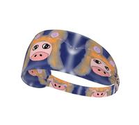 YYHWHJDE The Head of The Bull Devil - Diadema deportiva para mujer, a prueba de sudor, banda elástica de verano