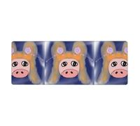 YYHWHJDE The Head of The Bull Devil Picture - Alfombrilla de mouse extra grande para computadora, oficina, teclado antideslizante para juegos, versión gruesa, 30,5 x 80 cm