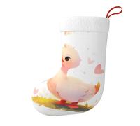 Yyhwhjde The Kind Little White Duck - Calcetines decorativos de Navidad para rellenar pequeños regalos como dulces y juguetes pequeños