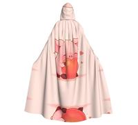 YYHWHJDE The Little Pig In Love - Capa con capucha para adultos, sin cremallera, cómoda para fiestas de disfraces