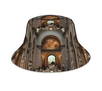 YYHWHJDE The Metropolitan Museum of Art in New York - Gorro reflectante unisex para hombres y mujeres, plegable, reversible, protección solar, color negro