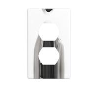 YYHWHJDE The Mystery Under The Veil Picture - Panel de pared de doble enchufe eléctrico es resistente a los golpes y duradero de 4.5 x 2.75 pulgadas
