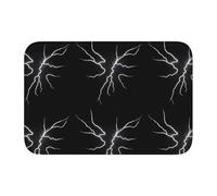 YYHWHJDE The Rhythm of Heavy Rain - Tapete de terciopelo con borde de bloqueo de cristal, alfombra para dormitorio, salón, decoración del hogar