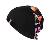 YYHWHJDE The Skeleton That Controls Desire - Gorro de punto para adultos, adecuado tanto para hombres como para mujeres, gorra sin ala, cálida para todas las estaciones, color negro