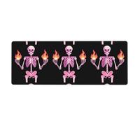 YYHWHJDE The Skeleton That Controls Desire Picture - Alfombrilla de mouse extra grande, para computadora, oficina, teclado antideslizante para juegos, versión gruesa, 30,5 x 80 cm