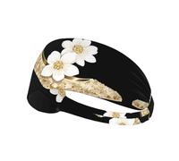 YYHWHJDE The Story of Flowers and High Heels - Diadema deportiva para mujer, a prueba de sudor, banda elástica de verano