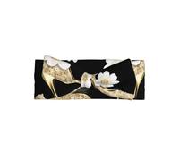 YYHWHJDE The story of Flowers and high heels Prints Baby Bow Headband Super Elastic Soft Bows Accesorios para el cabello para recién nacidos, bebés y niñas