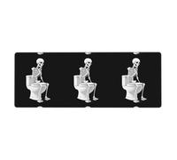 YYHWHJDE The Thinker On The Toilet - Alfombrilla de mouse extra grande con patrón para computadora, oficina, teclado antideslizante para juegos, versión gruesa, 30,5 x 80 cm