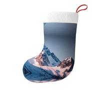 Yyhwhjde Top of The Snowy Mountain - Calcetines decorativos de Navidad para rellenar pequeños regalos como dulces y juguetes pequeños