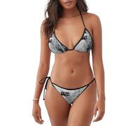 YYHWHJDE Traje de baño de bikini de 2 piezas para mujer, diseño de águila, triángulo, Negro -, Large