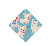 YYHWHJDE White Papillon - Ambientadores cuadrados para coche, paquete de seis tarjetas perfumadas para colgar en el armario, baño, decoración interior del coche