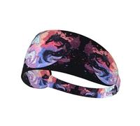 YYHWHJDE Yin Yang Sky Picture - Diadema deportiva para mujer, a prueba de sudor, banda elástica de verano