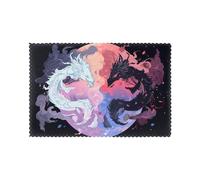 YYHWHJDE yin yang Sky Prints - Juego de 6 manteles individuales lavables resistentes al calor para decoración de mesa de comedor, diseño grueso, resistente y personalizado