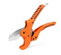YYIYITOOLS Ratchet-type Tube and Pipe Cutter for Cutting O.D. PEX, PVC, and PPR Plastic Hoses and Plumbing Pipes up to 1-5/8"" inches, Ideal for Home Working and Plumbers", 42mm,1-5/8'''.od(QF-1-003)