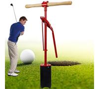 YYJYZH Cortador de Agujeros de Golf portátil con acción de Palanca, Excavadora de Acero Inoxidable para una fácil práctica en el Patio Trasero al Aire Libre, Almacenamiento extraíble Incluido