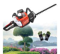 YYJYZH Cortasetos de Gas de 2 Tiempos de 23.66cc Motor de Alto par de 1600W, Mejora de eficiencia de Combustible del 30%, Cuchilla de Afilado automático de 24 Pulgadas para setos de Roble/Pino