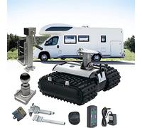 YYJYZH Remolque eléctrico Mover 450kg Capacidad de Carga Trailer Dolly, Kit de Carro de Caravana motorizado con Control Remoto, Camper RV Caravan Boat Trailer Jack para Todo Terreno (D)