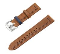 YYJzsw Correas de reloj cuero genuino Vintage correa varios colores 22mm 20mm mujeres hombres vaca(Philip 3,20mm)