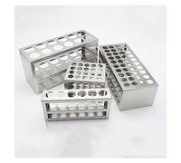 YYJzsw Soporte De Tubo De Ensayo De Acero Inoxidable For Laboratorio, Soporte De Tubo De Centrífuga Colorimétrico For Experimento Escolar, 1 Uds.(23mm 40holes)