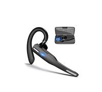 YYK-525 Business Headset, Wireless Over Ear Auriculares con Micrófono, con Estuche de Carga de 500 MA, para Dispositivos con o con Adaptador