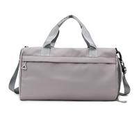 YYKSYDPT Bolsa de deporte unisex con compartimento para zapatos y bolsillo para mojado, bolsa de fin de semana para natación, yoga, bolsa de viaje para maleta, gris, minimalismo