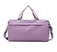 YYKSYDPT Bolsa de deporte unisex con compartimento para zapatos y bolsillo para mojado, bolsa de fin de semana para natación, yoga, bolsa de viaje para maleta, Purple, minimalismo