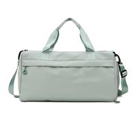 YYKSYDPT Bolsa de deporte unisex con compartimento para zapatos y bolsillo para mojado, bolsa de fin de semana para natación, yoga, bolsa de viaje para maleta, Green, minimalismo