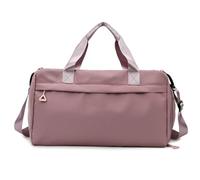 YYKSYDPT Bolsa de gimnasio, bolsa de deporte unisex con compartimento para zapatos y bolsillos mojados, bolsas de fin de semana para natación, yoga, bolsa de viaje para maleta, Rosa, Minimalismo