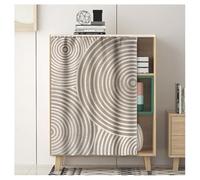 YYLDPFDC Cortinas De Armario, Cortinas Puerta Prueba Polvo, Visillo Cortina Corta para Ventana, Cortinas De Debajo del Fregadero Cortinas, con Rieles Deslizantes Autoadhesivos,para Cocina