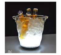 YYLDPFDC LED cubitera, Cubo de Hielo con Iluminación Led de Color Degradado, cubiteras para Botellas, Enfriador de Cerveza, cubiteras para Hielo, para La Boda De La Barra del Partido KTV Inicio