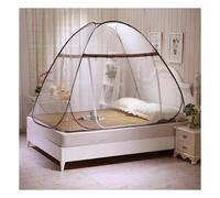 YYLDPFDC Mosquitera para Cama Pop Up, 150x200cm Mosquitera desplegable para Cama Doble, Cierre de Cremallera Doble Puerta, Camping Mosquitera, Cortina portátil, Mosquitera de Viaje