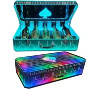 YYLHJW 7 Tipos de Luces de Bengala para Botellas Ajustables Presentador de Botellas con Capacidad para 5 Botellas para Club Nocturno Presentador de Botellas