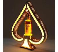 YYLHJW Estante de exhibición de Botellas de Licor con luz LED, presentador de Botellas VIP de champán Ace of Spades, bengalas de Botellas, Soportes (B)