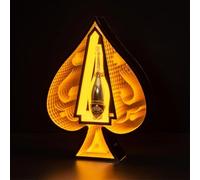 YYLHJW Estante de exhibición de Botellas de Licor con luz LED, presentador de Botellas VIP de champán Ace of Spades, bengalas de Botellas, Soportes (A)